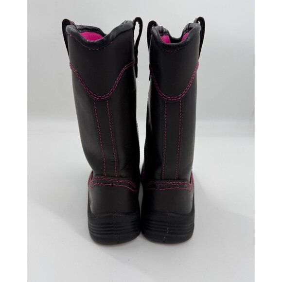 Avenger Womens Comp Toe 10” Wellington Work Boots A7146 Size 7.5 M Brown & Pink - Picture 5 of 10